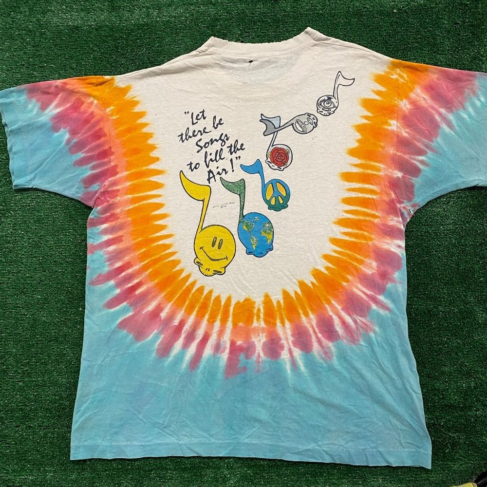 Vintage 1991 Grateful Dead T-Shirt Tie Dye XL Single Stitch Hippie Psychedelic - Picture 6 of 8